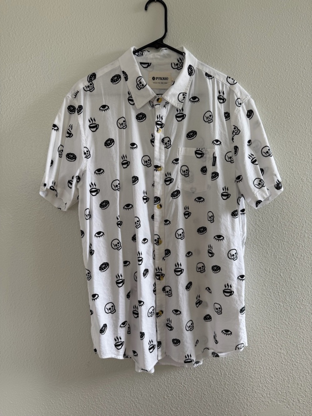 Men's XL Morning Glory Button Up